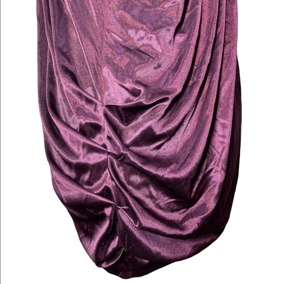 Vintage Satin Leopard Purple Baby Doll Lingerie Chemise Slip Pajama Dress Medium - Picture 6 of 12